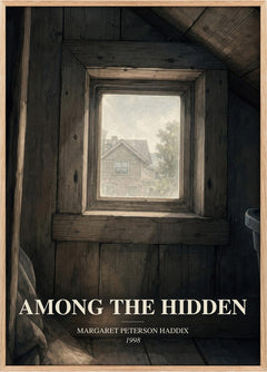 Among the Hidden Book Watercolour Illustration by M. Haddix