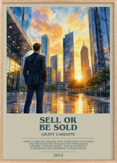 Sell or Be Sold Bookish Wall Art by Grant Cardone