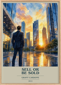Sell or Be Sold Book Cover Poster by Grant Cardone