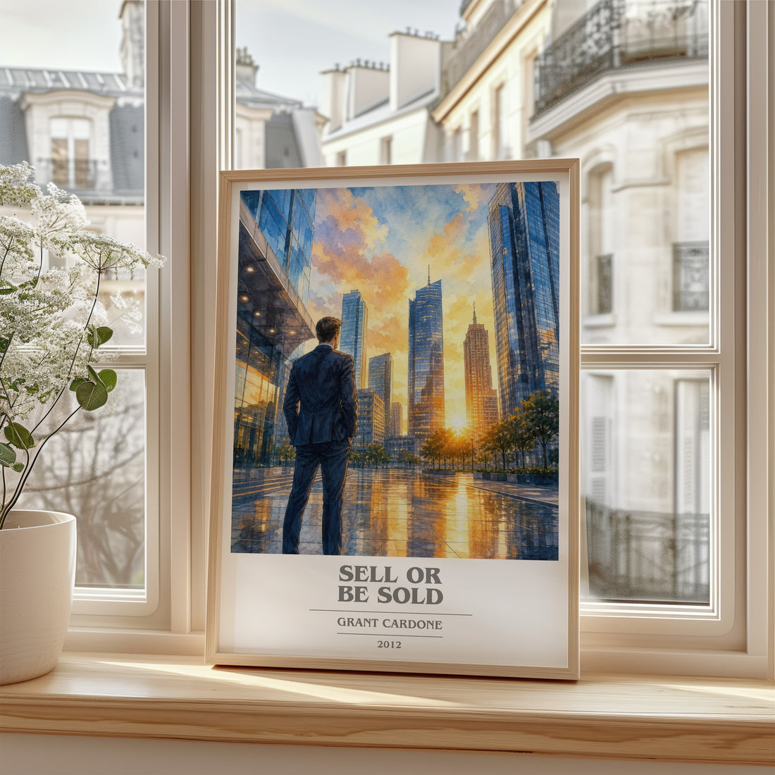 Sell or Be Sold book cover poster colour and style options – Grant Cardone book art
