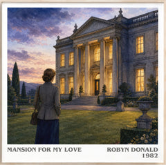 Mansion for My Love Literary Art Print by Robyn Donald