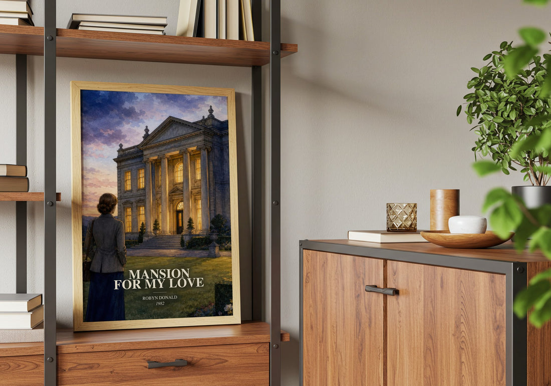 Mansion for My Love book watercolour illustration paper finish options – matte satin gloss