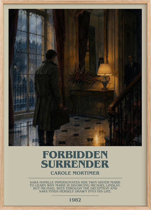 Forbidden Surrender Bookish Wall Art by Carole Mortimer