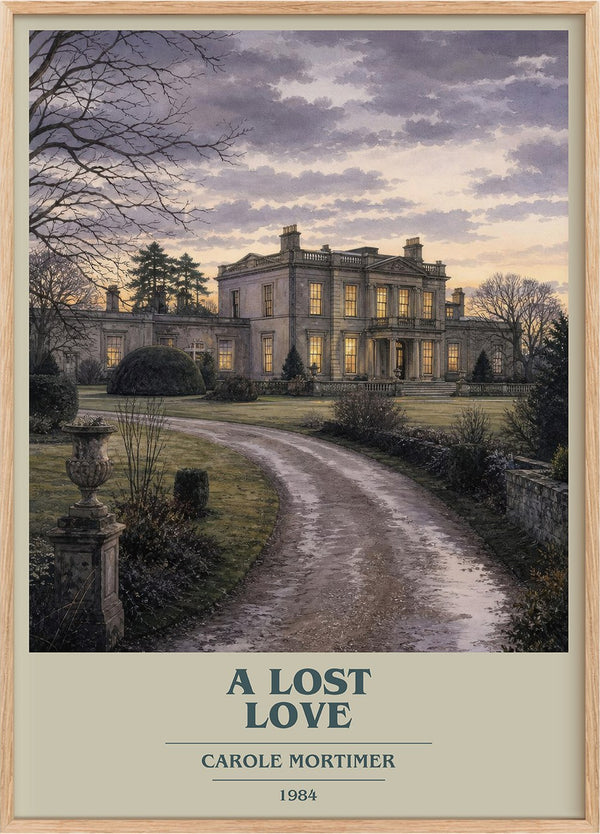 A Lost Love Book Cover Poster by Carole Mortimer