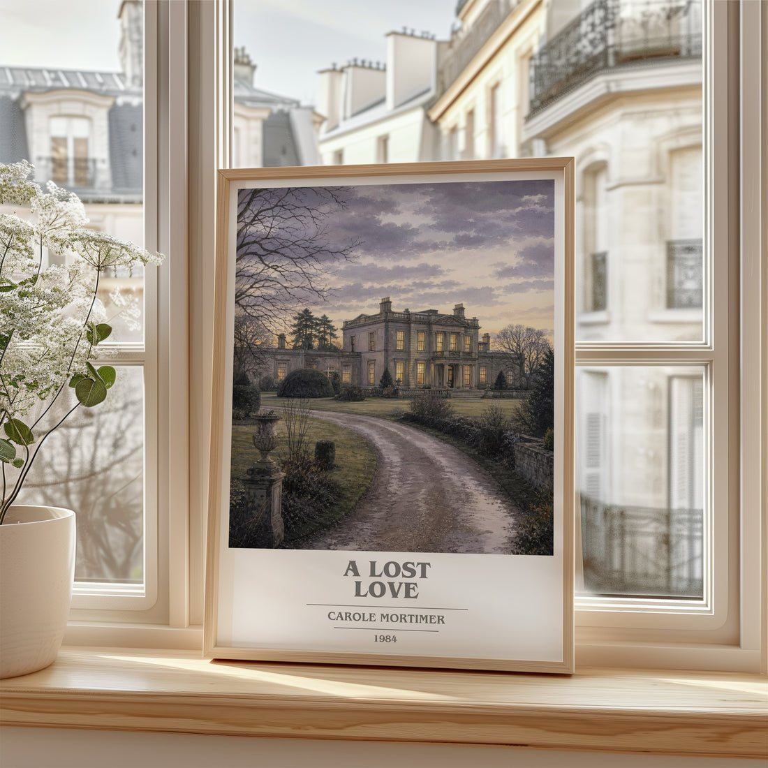 A Lost Love book cover poster colour and style options – Carole Mortimer book art