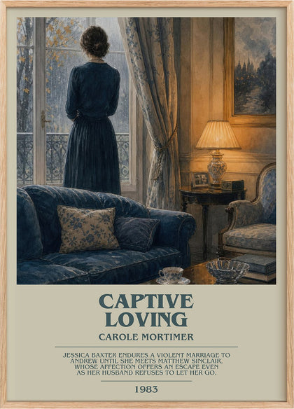 Captive Loving Bookish Wall Art by Carole Mortimer