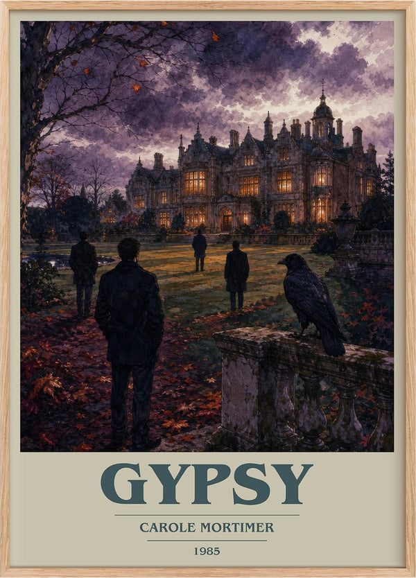 Gypsy Book Cover Poster by Carole Mortimer