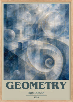 Geometry Book Cover Poster by Ron Larson