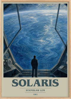 Solaris Book Cover Poster by Stanisław Lem