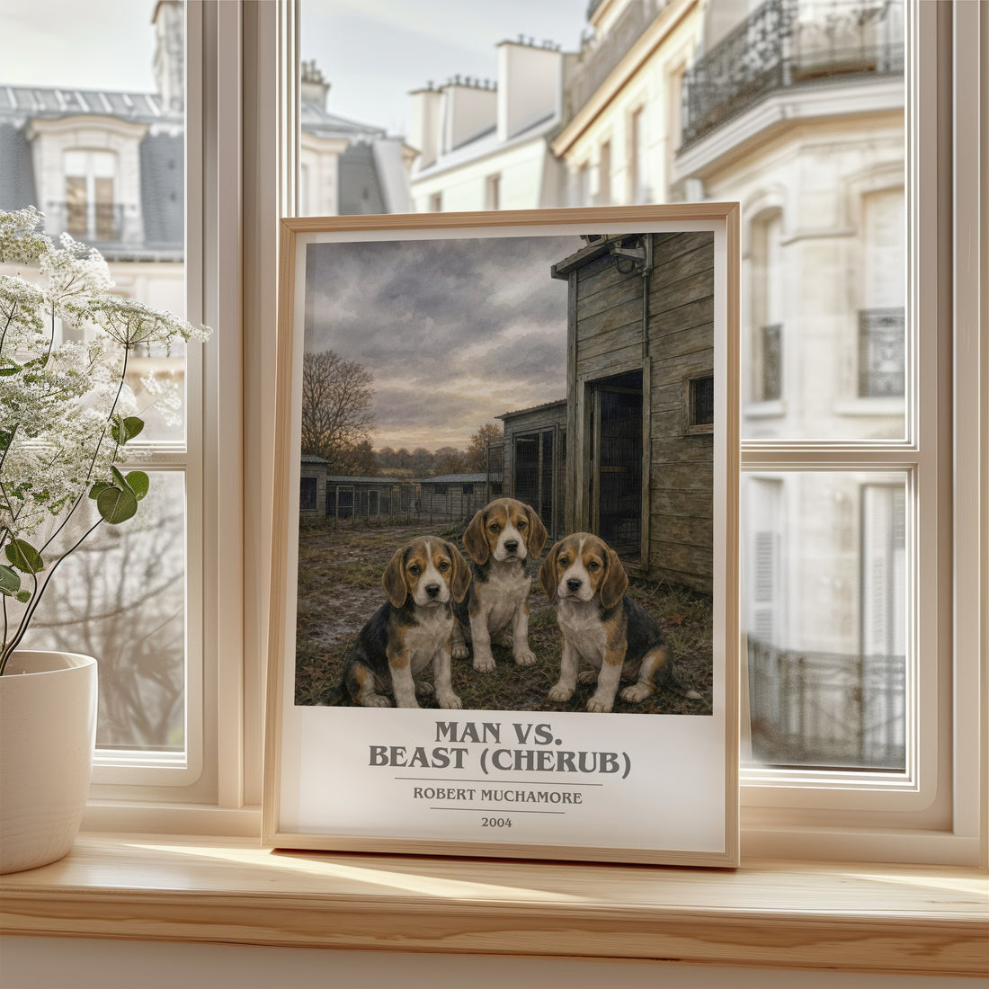 Man vs. Beast (Cherub) book cover poster colour and style options – Robert Muchamore book art