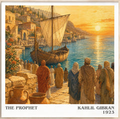 The Prophet Literary Art Print by Kahlil Gibran