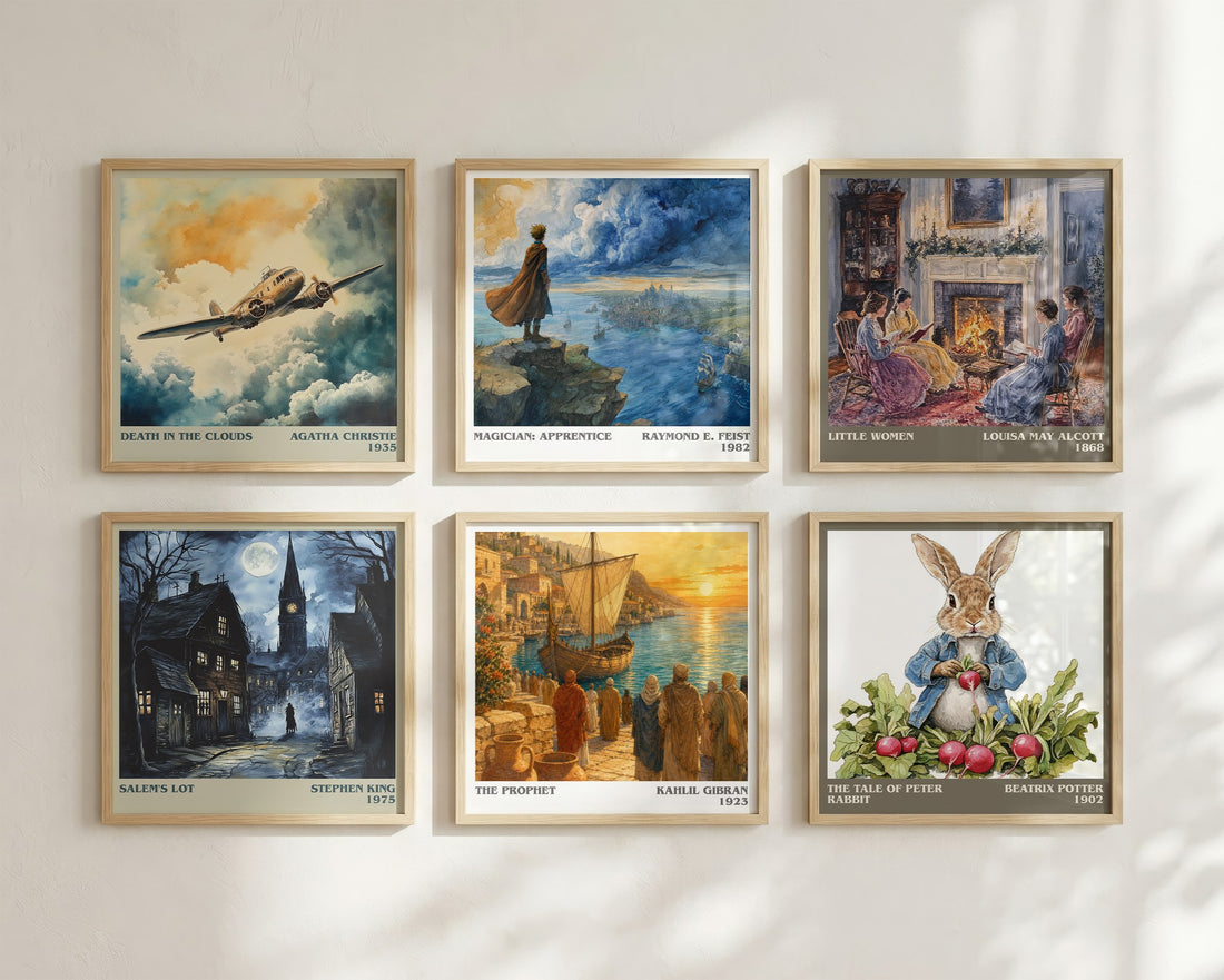 The Prophet literary art print colour and style options – Kahlil Gibran book art