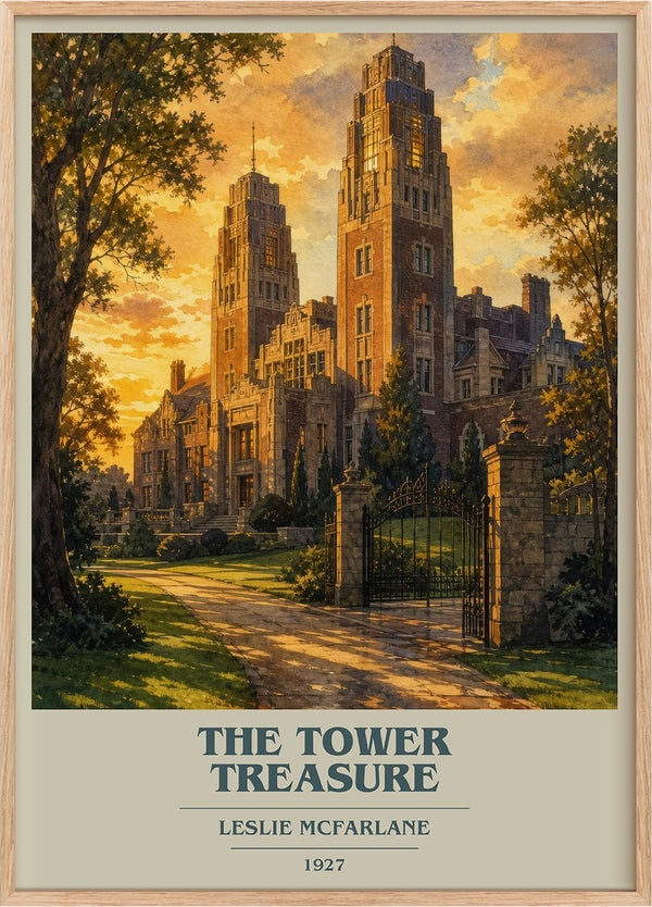 The tower treasure Book Cover Poster by Leslie McFarlane