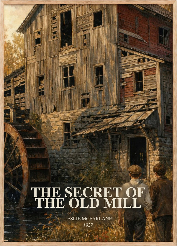 secret of the old mill Book Watercolour Illustration by L. McFarlane