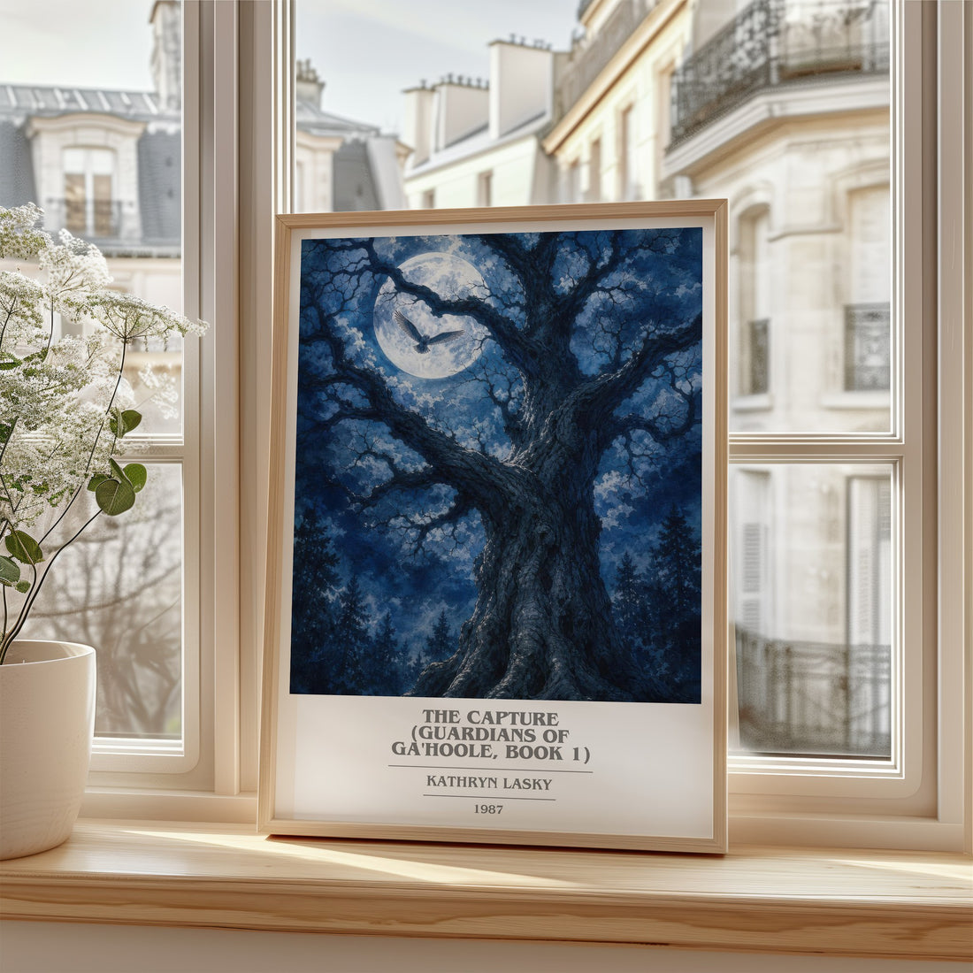 The Capture (Guardians of Ga'Hoole, Book 1) book cover poster colour and style options – Kathryn Lasky book art