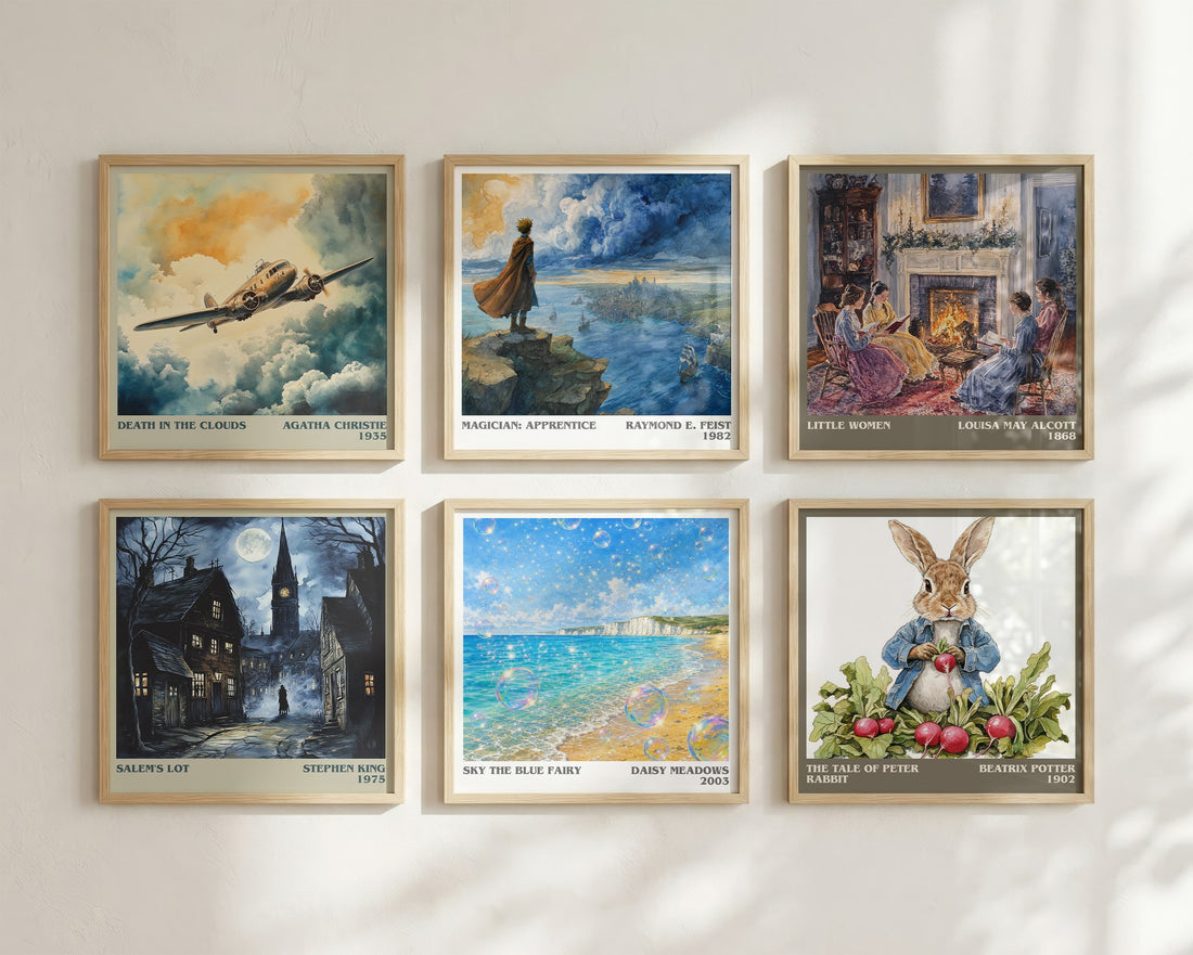 Sky the Blue Fairy literary art print colour and style options – Daisy Meadows book art