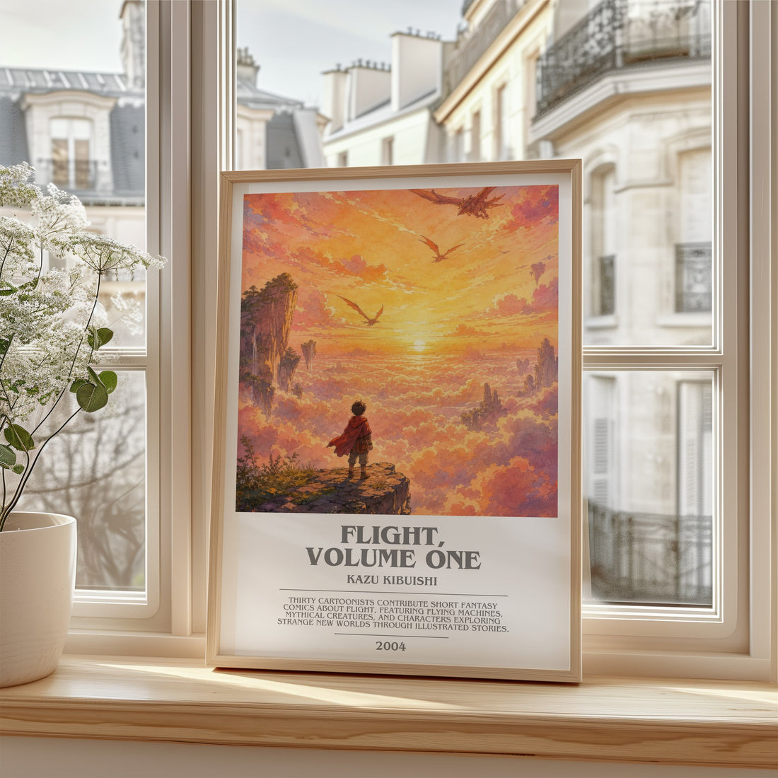 Flight, Volume One bookish poster colour and style options – Kazu Kibuishi book art