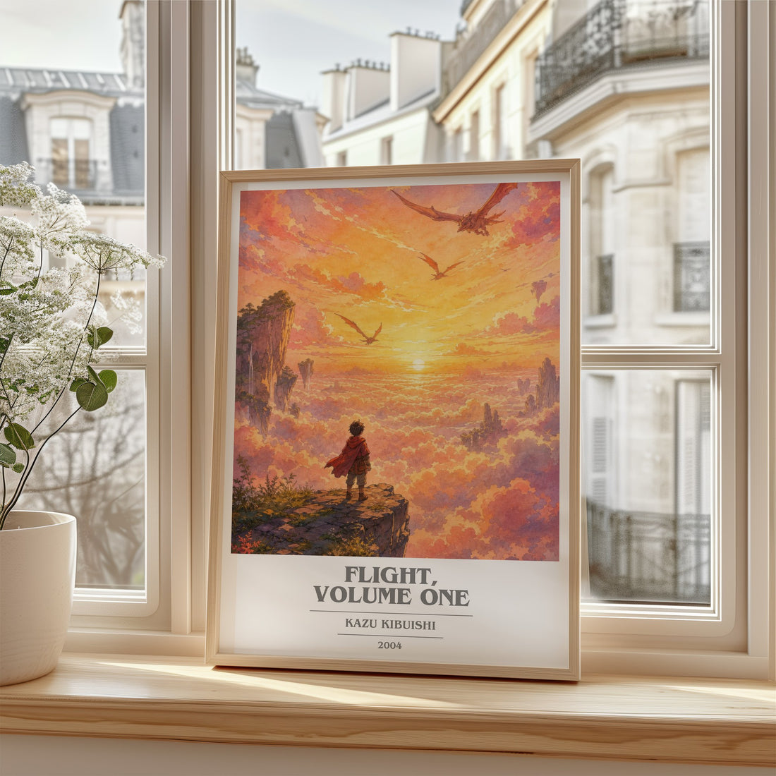 Flight, Volume One book cover poster colour and style options – Kazu Kibuishi book art