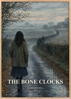 The Bone Clocks Book Watercolour Illustration by David Mitchell