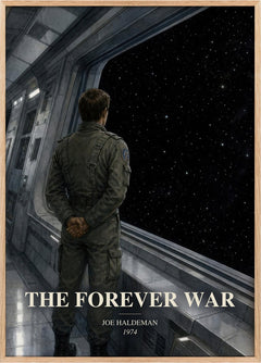 The Forever War Book Watercolour Illustration by Joe Haldeman
