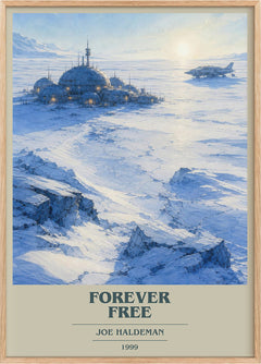 Forever free Book Cover Poster by Joe Haldeman