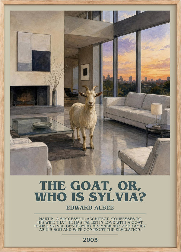 The goat, or, Who is Sylvia? Bookish Wall Art by Edward Albee