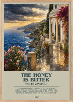 The Honey is Bitter Bookish Wall Art by Violet Winspear
