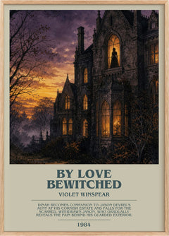 By Love Bewitched Bookish Wall Art by Violet Winspear