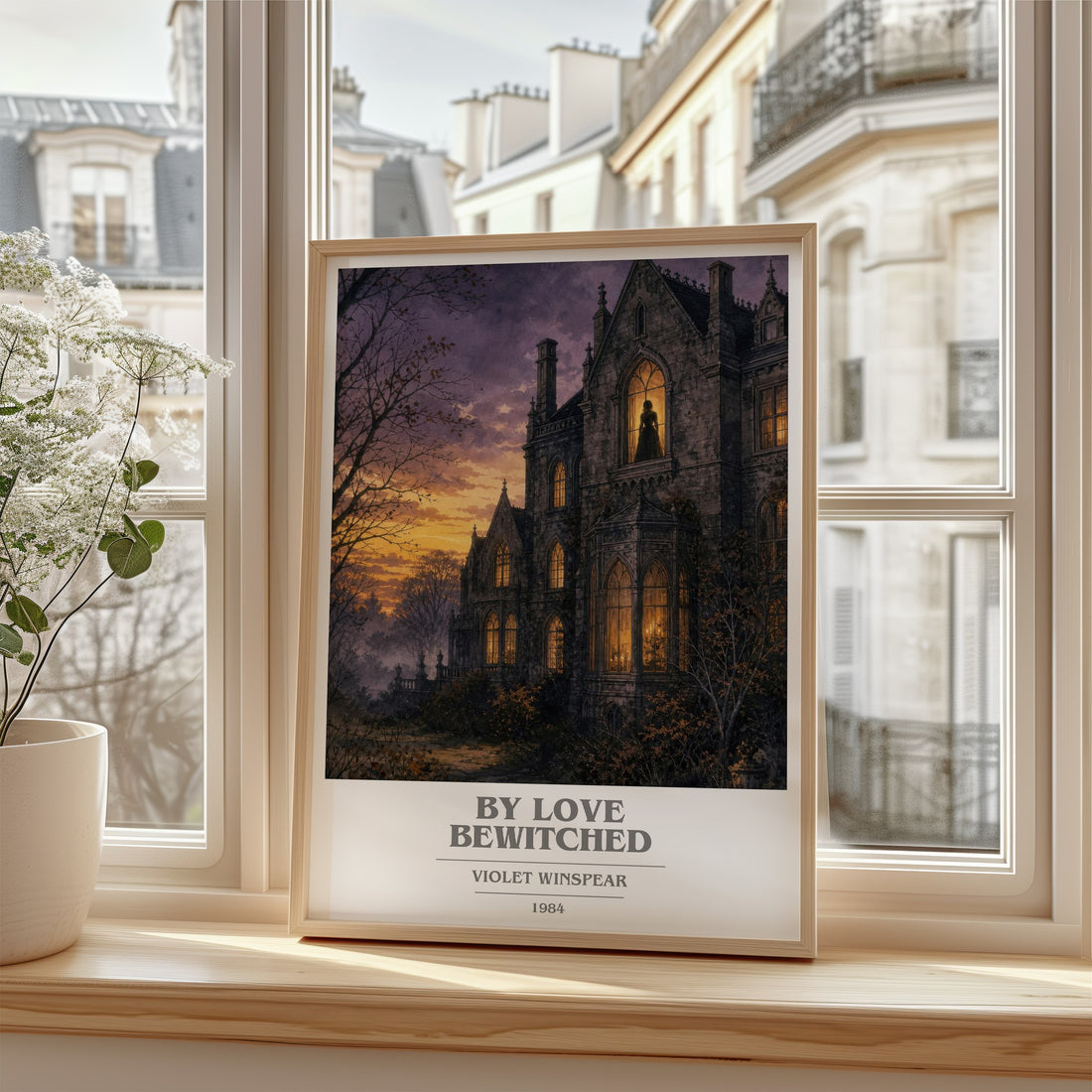 By Love Bewitched book cover poster colour and style options – Violet Winspear book art