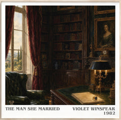 The Man She Married Literary Art Print by Violet Winspear