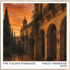 The Valdez Marriage Literary Art Print by Violet Winspear