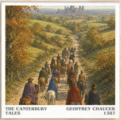 The Canterbury Tales Literary Art Print by Geoffrey Chaucer