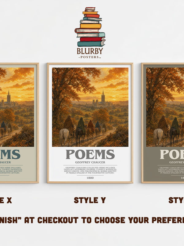 Poems bookish print in frame leaning in hallway – poetry wall art
