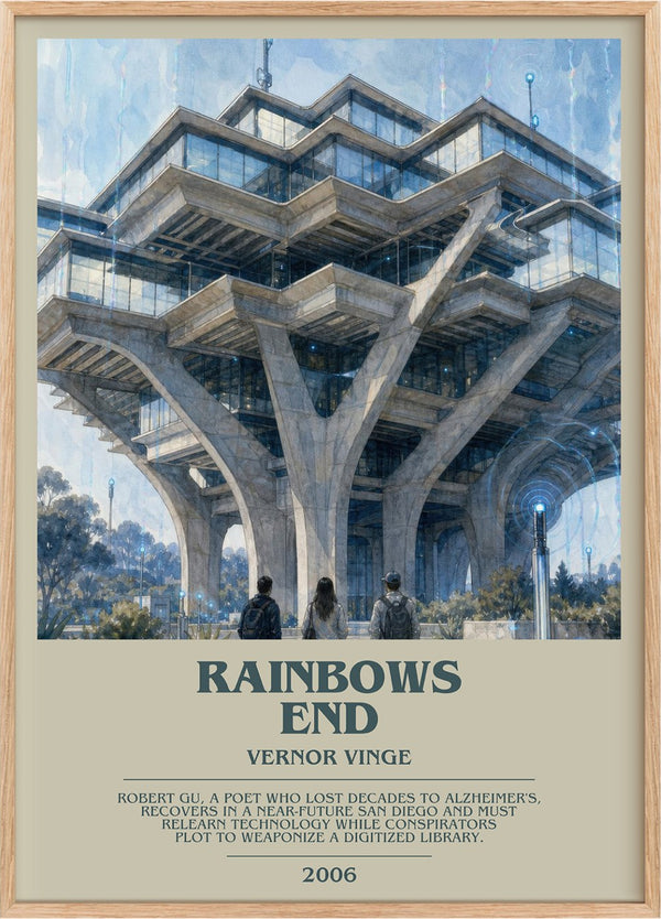 Rainbows End Bookish Wall Art by Vernor Vinge