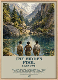 The Hidden Pool Bookish Wall Art by Ruskin Bond