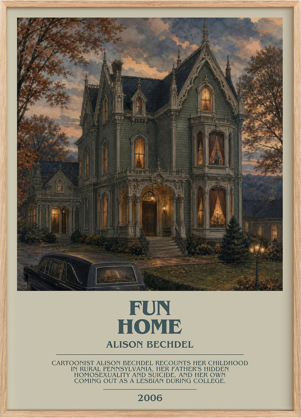 Fun Home Bookish Wall Art by Alison Bechdel