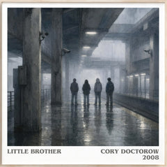 Little Brother Literary Art Print by Cory Doctorow