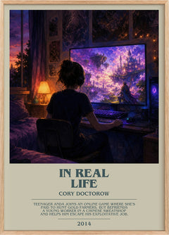 In Real Life Bookish Wall Art by Cory Doctorow