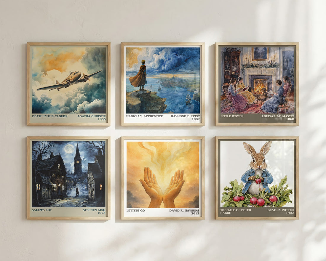 Letting go literary art print colour and style options – David R. Hawkins book art