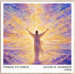 Power vs Force Literary Art Print by David R. Hawkins
