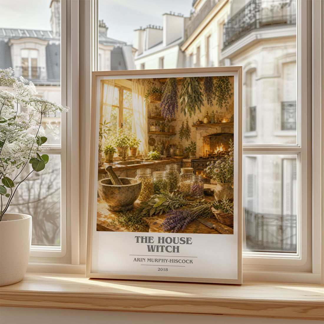 The House Witch book cover poster colour and style options – Arin Murphy-Hiscock book art