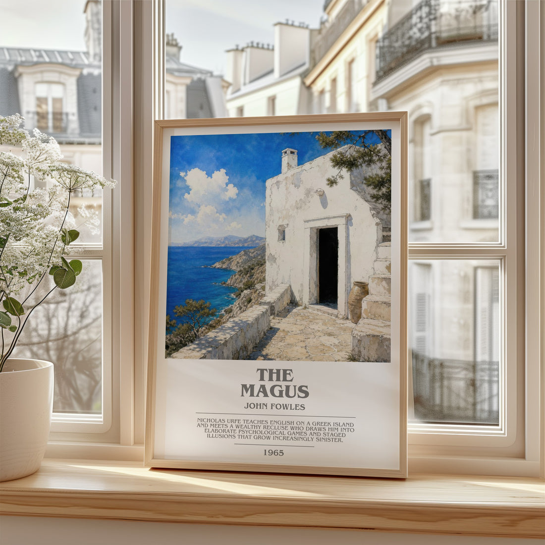 The Magus bookish poster colour and style options – John Fowles book art