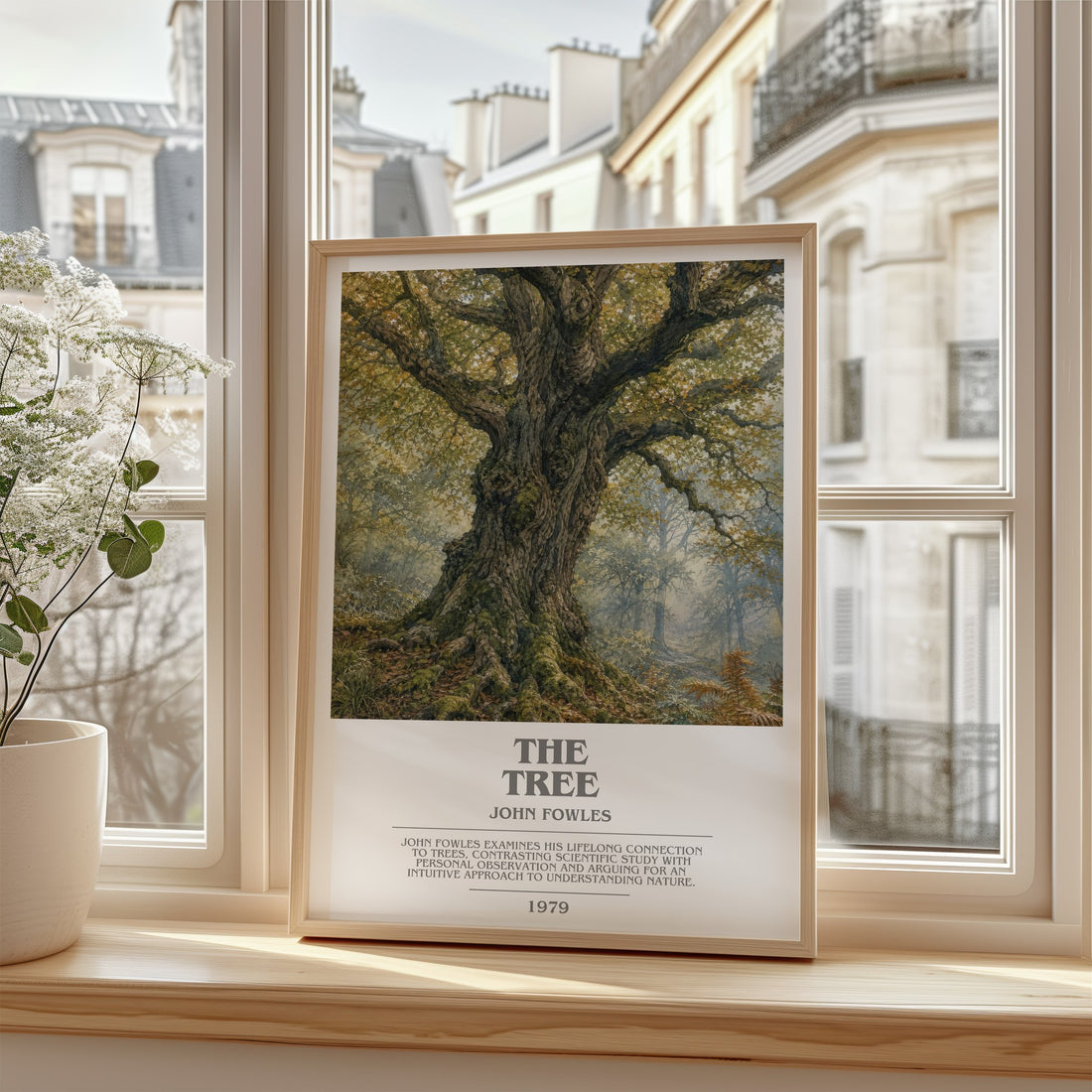 The tree bookish poster colour and style options – John Fowles book art
