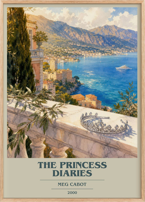 The Princess Diaries Book Cover Poster by Meg Cabot