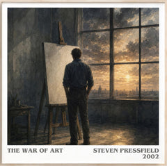 The War of Art Literary Art Print by Steven Pressfield