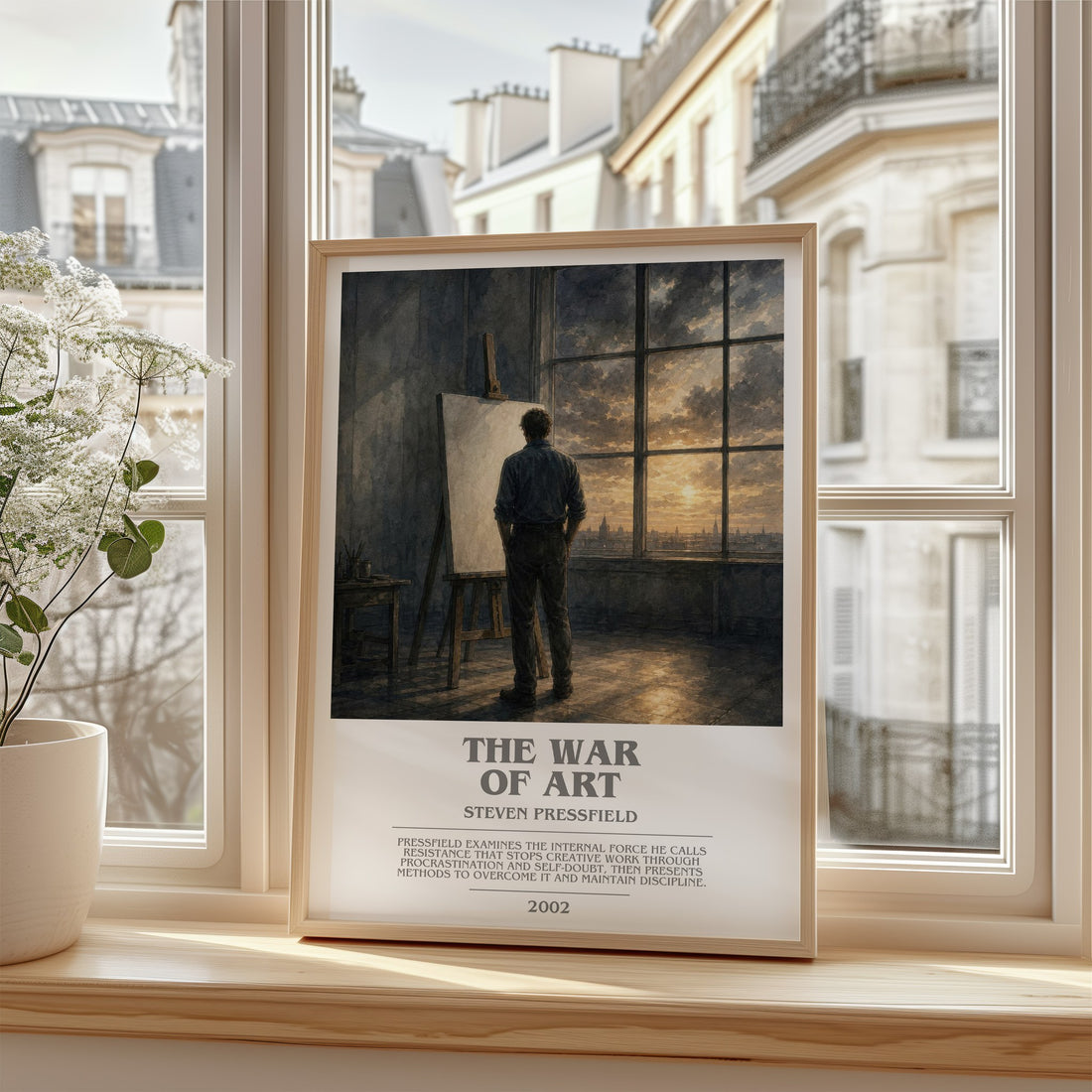 The War of Art bookish poster colour and style options – Steven Pressfield book art