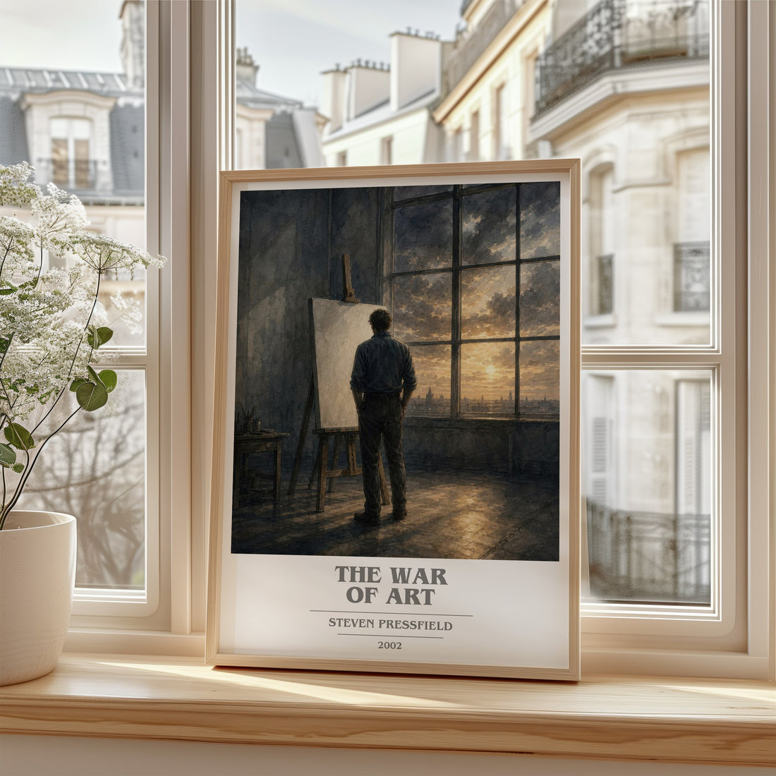 The War of Art book cover poster colour and style options – Steven Pressfield book art