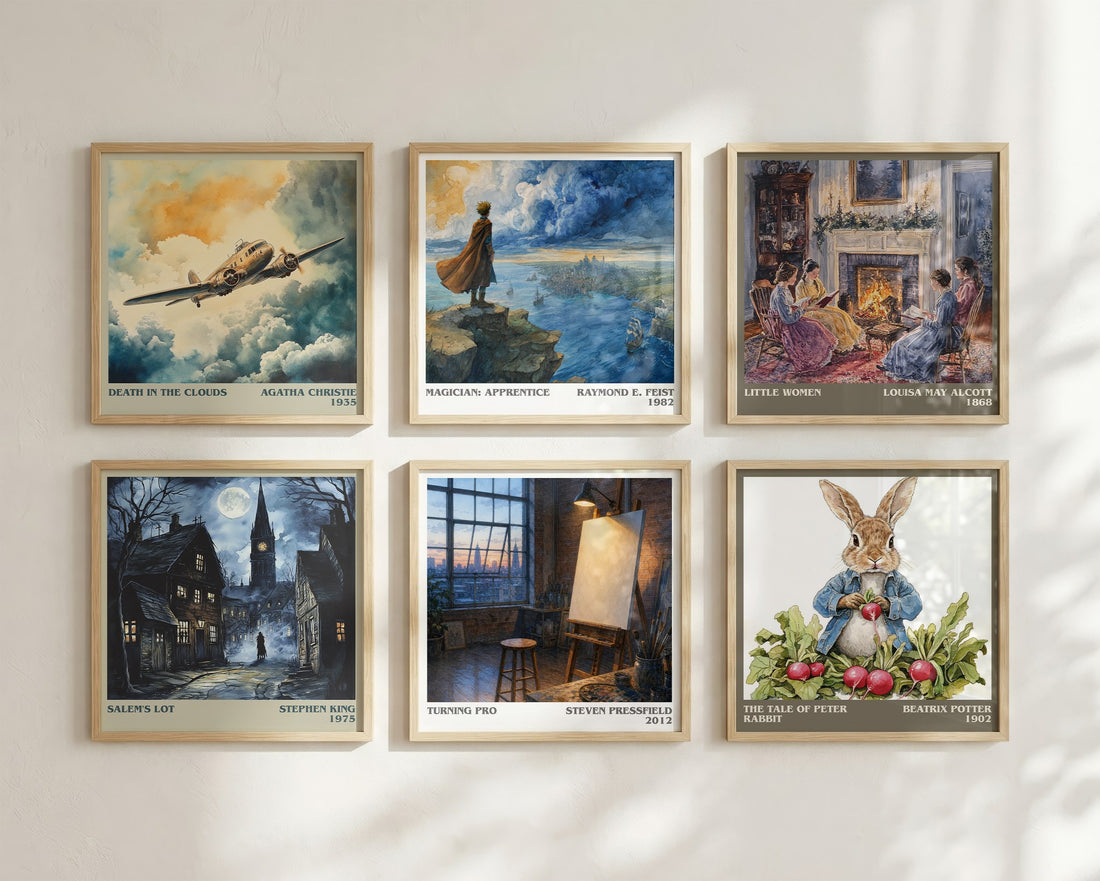 Turning pro literary art print colour and style options – Steven Pressfield book art