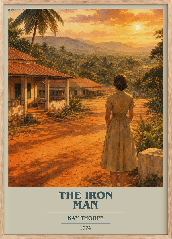 The Iron Man Book Cover Poster by Kay Thorpe