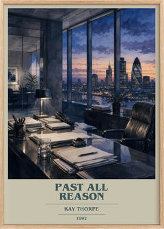 Past All Reason Book Cover Poster by Kay Thorpe
